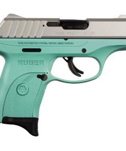 Ruger EC9S 9mm, 7rd, Stainless Steel/Turquoise TALO