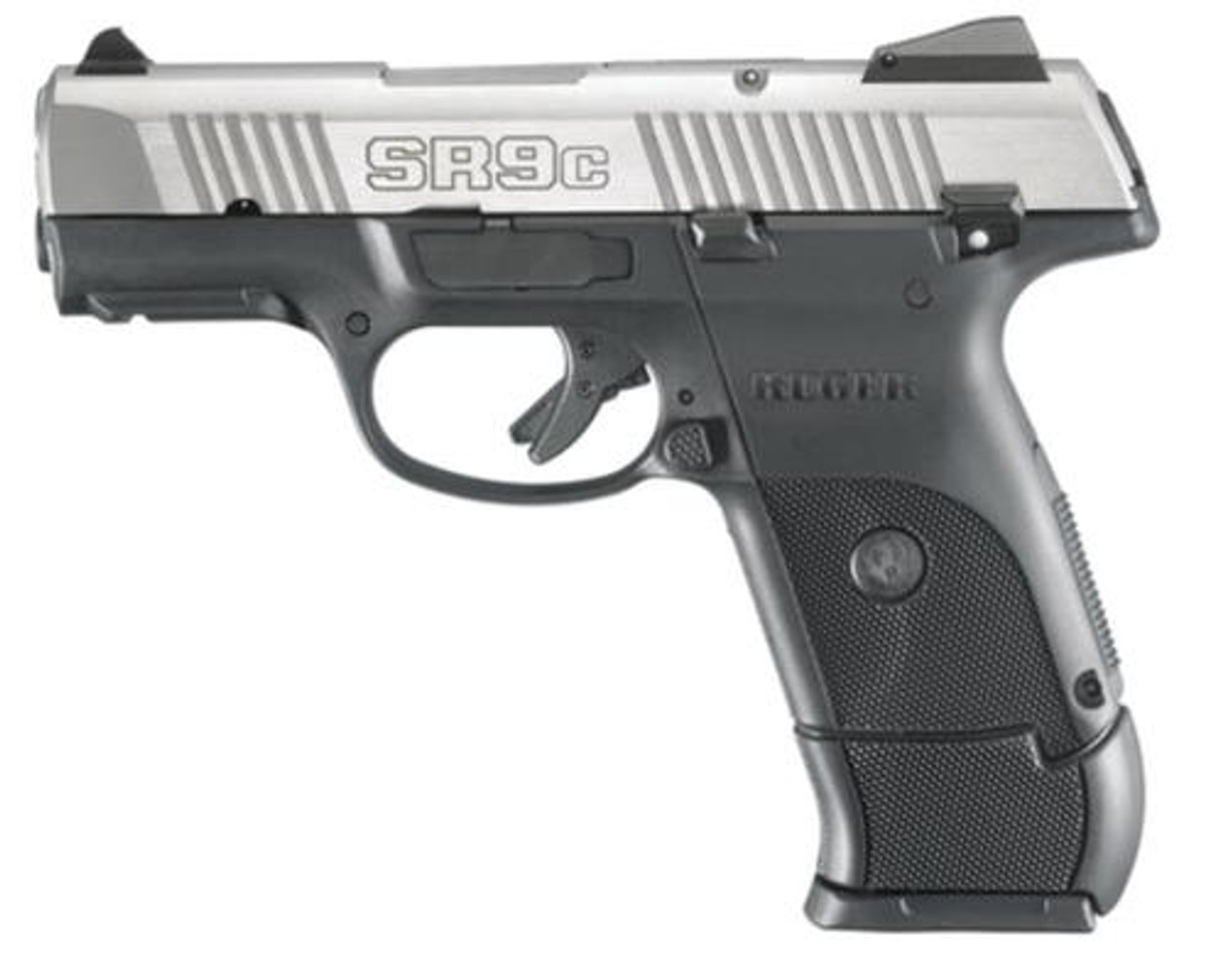 Ruger SR9C Compact Pistol 9mm, 3.5" Barrel, Stainless Steel, 17rd Mag Ruger SR9C Compact Pistol 9mm, 3.5" Barrel, Stainless Steel, 17rd Mag