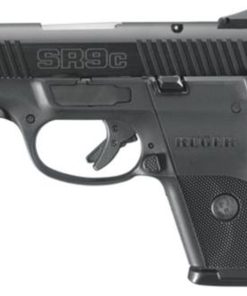 Ruger SR9C Compact Pistol, 9mm, Black Alloy Slide, 3.5", 10 Rd Mags