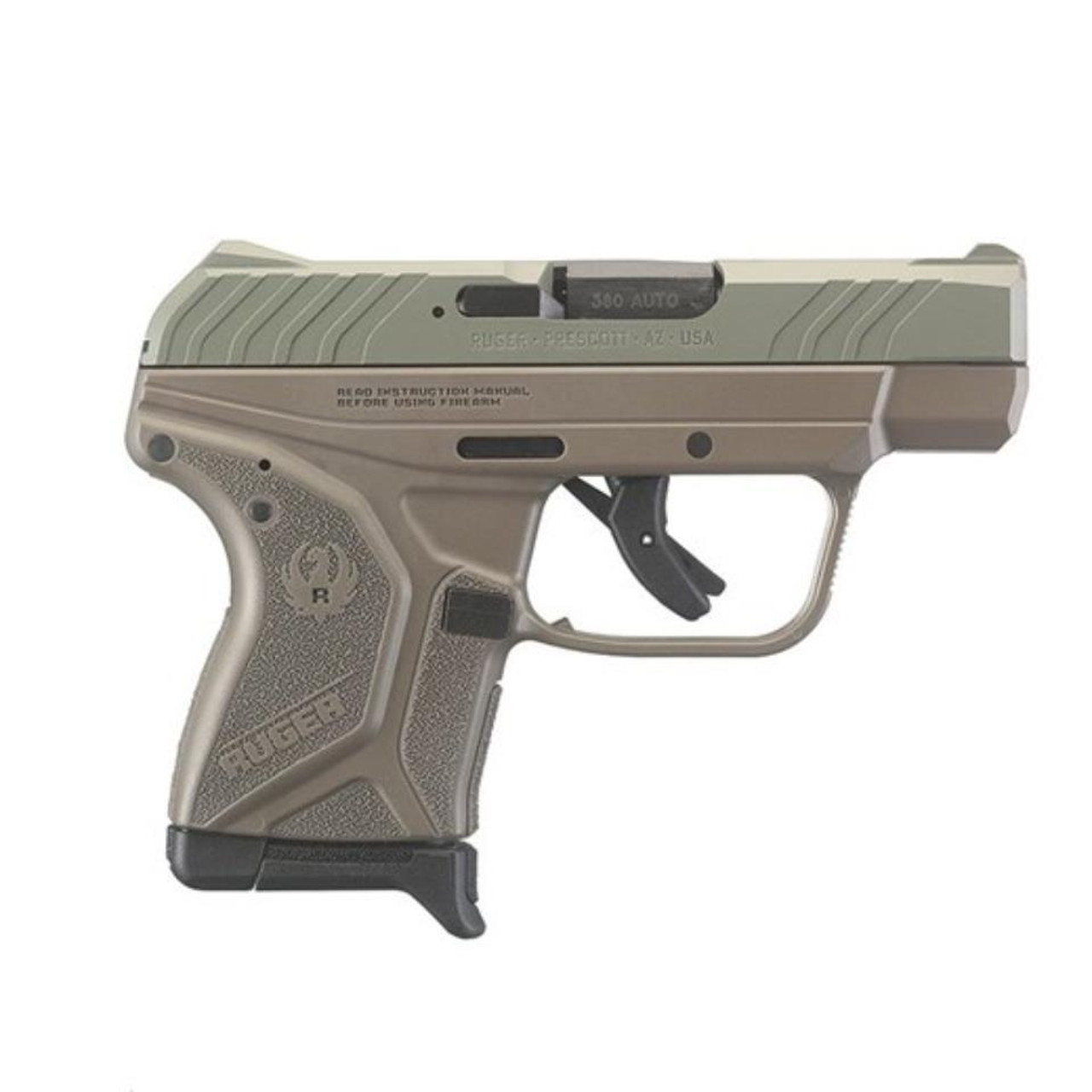 Ruger LCP II 380 (ACP 2.75" Barrel Jungle Green Slide, Flat Dark Earth Frame 6rd Mag Ruger LCP II 380 (ACP 2.75" Barrel Jungle Green Slide, Flat Dark Earth Frame 6rd Mag