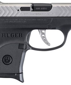 Ruger LCP 380 ACP Double, 2.75" Barrel, Black Grip, Stainless Slide