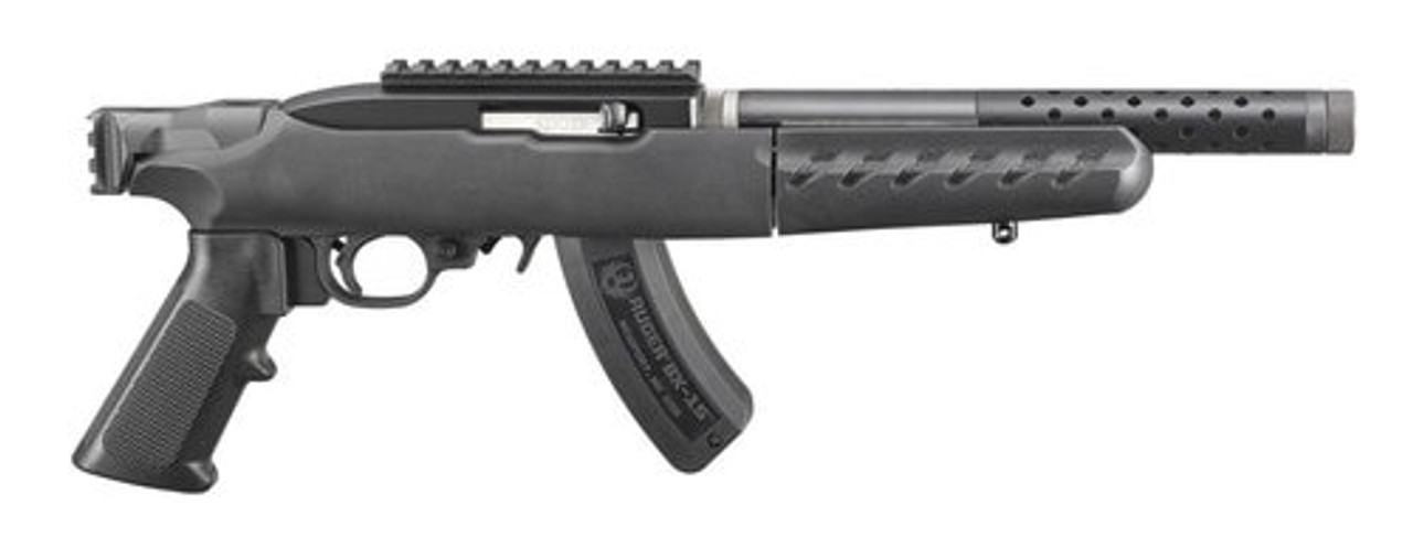 Ruger 22 Charger Takedown Railed Brace Mount 22 LR, Lightweight 10" Threaded Barrel,15Rd Mag, Includes Bipod Ruger 22 Charger Takedown Railed Brace Mount 22 LR, Lightweight 10" Threaded Barrel,15Rd Mag, Includes Bipod