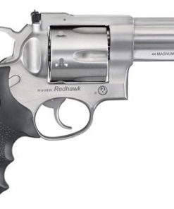Ruger Redhawk, .44 Mag, 4.2" Barrel, 6rd, Satin Stainless, Hogue Grips