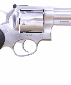 Ruger Redhawk 44mag 4Ã¯Â¿Â½ SS Full Lug /Black Micarta Grips/Fiber optic F