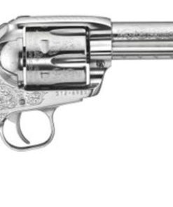 Ruger Vaquero Engraved Frame and Barrel, 45Colt 5''5" Barrel, Diamond Wood Grips