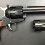 Ruger Blackhawk Flattop .357 Mag/9mm, 5.5", 6rd, Two Cylinders, Wood/Blued