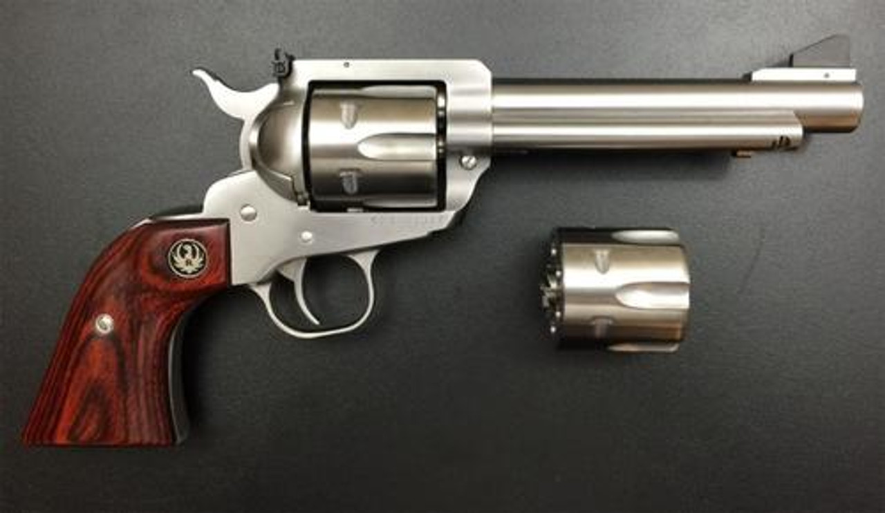 Ruger Blackhawk Flattop 357/9mm 5.5" Barrel Adjustable Sights SS Finish Ruger Blackhawk Flattop 357/9mm 5.5" Barrel Adjustable Sights SS Finish