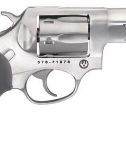 Ruger SP101 327 Fed 3" Barrel 6 rd Black Rubber, Wood Insert Grip SS