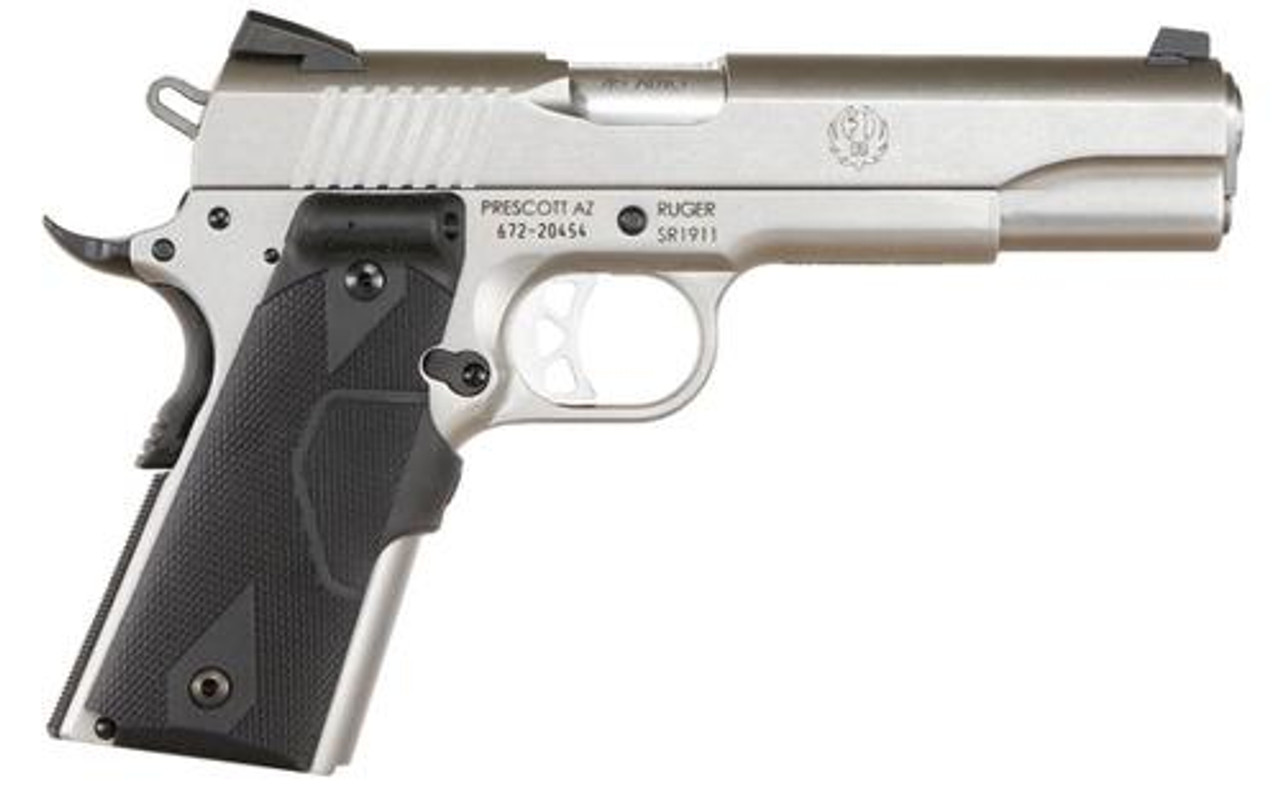 Ruger SR1911 Single 45 ACP 5" Barrel, Black Synthetic/, 8rd Ruger SR1911 Single 45 ACP 5" Barrel, Black Synthetic/, 8rd