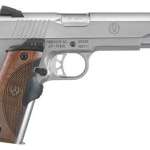 Ruger SR1911 45 ACP 5" Barrel Crimson Trace Lasergrip 7rd and 8rd Mags