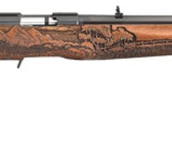 Ruger American Rimfire Farmer 17hmr 22" Barrel Engraved Wood Stock 9rd Mag