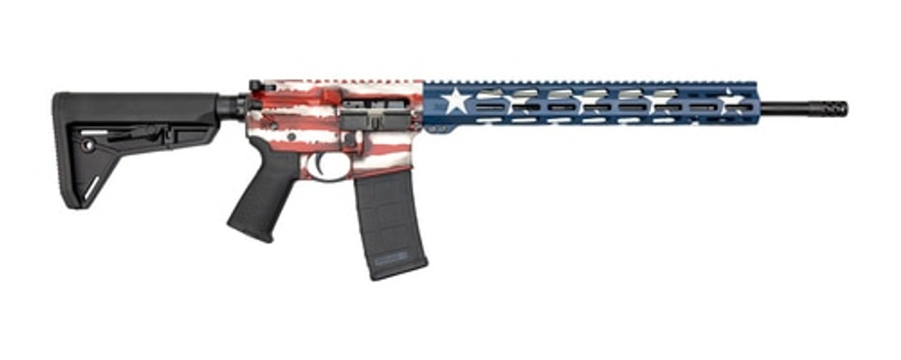 Ruger AR-556 MPR, 5.56/.223, 18" Barrel, 30rd, MOE SL Stock, American Flag Ruger AR-556 MPR, 5.56/.223, 18" Barrel, 30rd, MOE SL Stock, American Flag