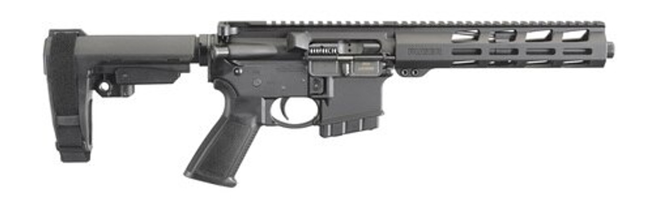 Ruger AR-556 AR-15 Pistol 350 Legend, 9.5" Barrel, M-LOK, SBA3 Pistol Brace, Black, 5rd Ruger AR-556 AR-15 Pistol 350 Legend, 9.5" Barrel, M-LOK, SBA3 Pistol Brace, Black, 5rd