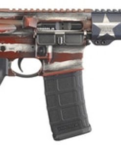 Ruger AR-556 AR-15 Pistol 5.56/.223, 10.5" Barrel, SBA3 Pistol Brace, M-LOK, American Flag, 30rd