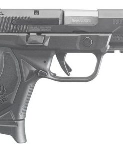 Ruger American Compact 9mm, 3.5", 10rd, Novak Sights, Black Nitride