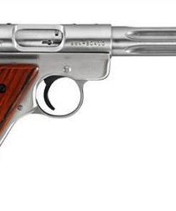 Ruger MKIII Hunter, 22LR, 5.5" Fluted Barrel, Fiber Optic Site, SS