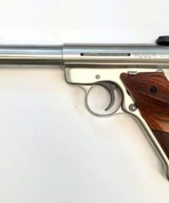 Ruger MK III 22LR, SS, 5.5", Engraved, USA Shooting Team