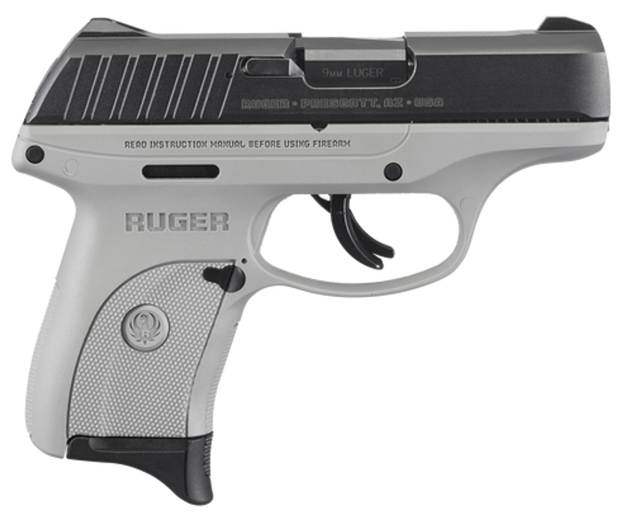 Ruger EC9s Striker Fired, Compact, 9MM 3.1" Barrel, Gray Nylon Frame, 7Rd Mag Ruger EC9s Striker Fired, Compact, 9MM 3.1" Barrel, Gray Nylon Frame, 7Rd Mag