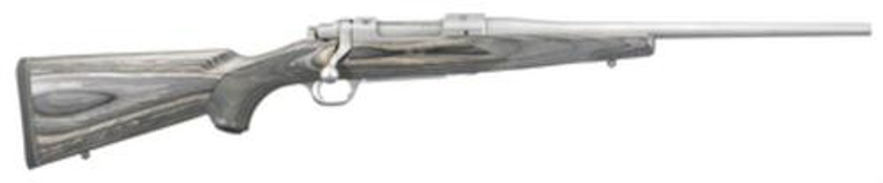 Ruger M77 Hawkeye Compact .308 Winchester 16.5 Inch Stainless Steel Barrel Black Laminate Stock No Sights 4 Rounds Ruger M77 Hawkeye Compact .308 Winchester 16.5 Inch Stainless Steel Barrel Black Laminate Stock No Sights 4 Rounds
