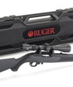 Ruger 10/22 Carbine 22 LR, 18.5" Barrel, Satin Black, Alloy Steel Receiver, Black Synthetic Stock, With Viridian EON 3-9x40 Scope and Ruger Case, 10Rd Rotary Magazine