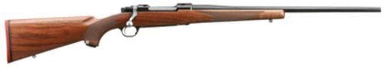 Ruger M77 Hawkeye Standard .308 Win 22" Satin Blue Finish Barrel American Walnut Stock No Sights 4 Rounds Ruger M77 Hawkeye Standard .308 Win 22" Satin Blue Finish Barrel American Walnut Stock No Sights 4 Rounds
