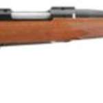 Ruger M77 Hawkeye Compact .243 Win 16.5 Inch Satin Blue Barrel American Walnut Stock No Sights 4 Rounds