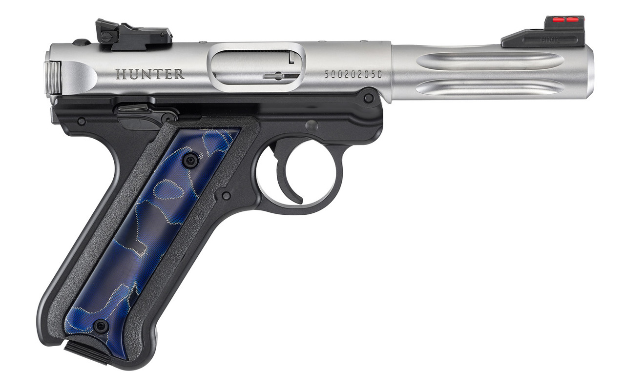 Ruger MKIV Hunter Raffir Grip TALO Edition .22 LR, 4.5" Barrel, 10rd Mag, Stainless, Limited Edition 1 of 1000 Ruger MKIV Hunter Raffir Grip TALO Edition .22 LR, 4.5" Barrel, 10rd Mag, Stainless, Limited Edition 1 of 1000