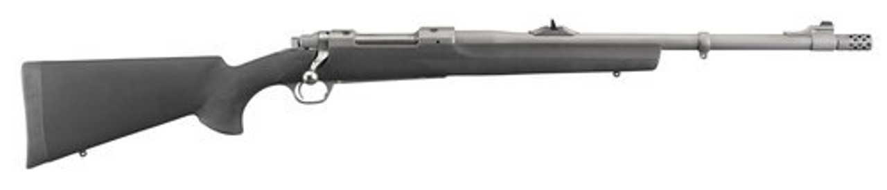 Ruger Hawkeye Alaskan 300 Win Mag 20" Barrel, Hogue Overmolded Black Stock, Stainless, 3rd Ruger Hawkeye Alaskan 300 Win Mag 20" Barrel, Hogue Overmolded Black Stock, Stainless, 3rd