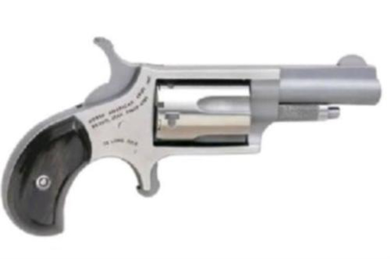 North American Arms NAA Mini 22 Magnum 1-5/8" Barrel SS Black Pearl Grip North American Arms NAA Mini 22 Magnum 1-5/8" Barrel SS Black Pearl Grip