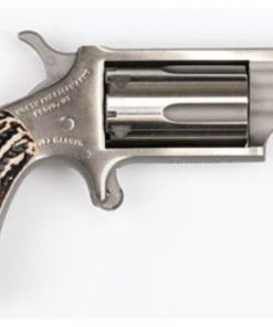 North American Arms NAA, Mini Revolver 22WMR, 1.125" Barrel, SS Stag Grips, 5Rd