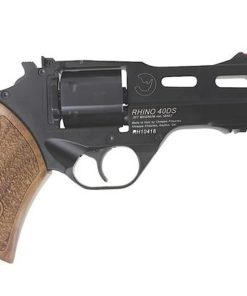 Chiappa Rhino 40DS 357 RemMag 4" 6rd Wood Grip Black