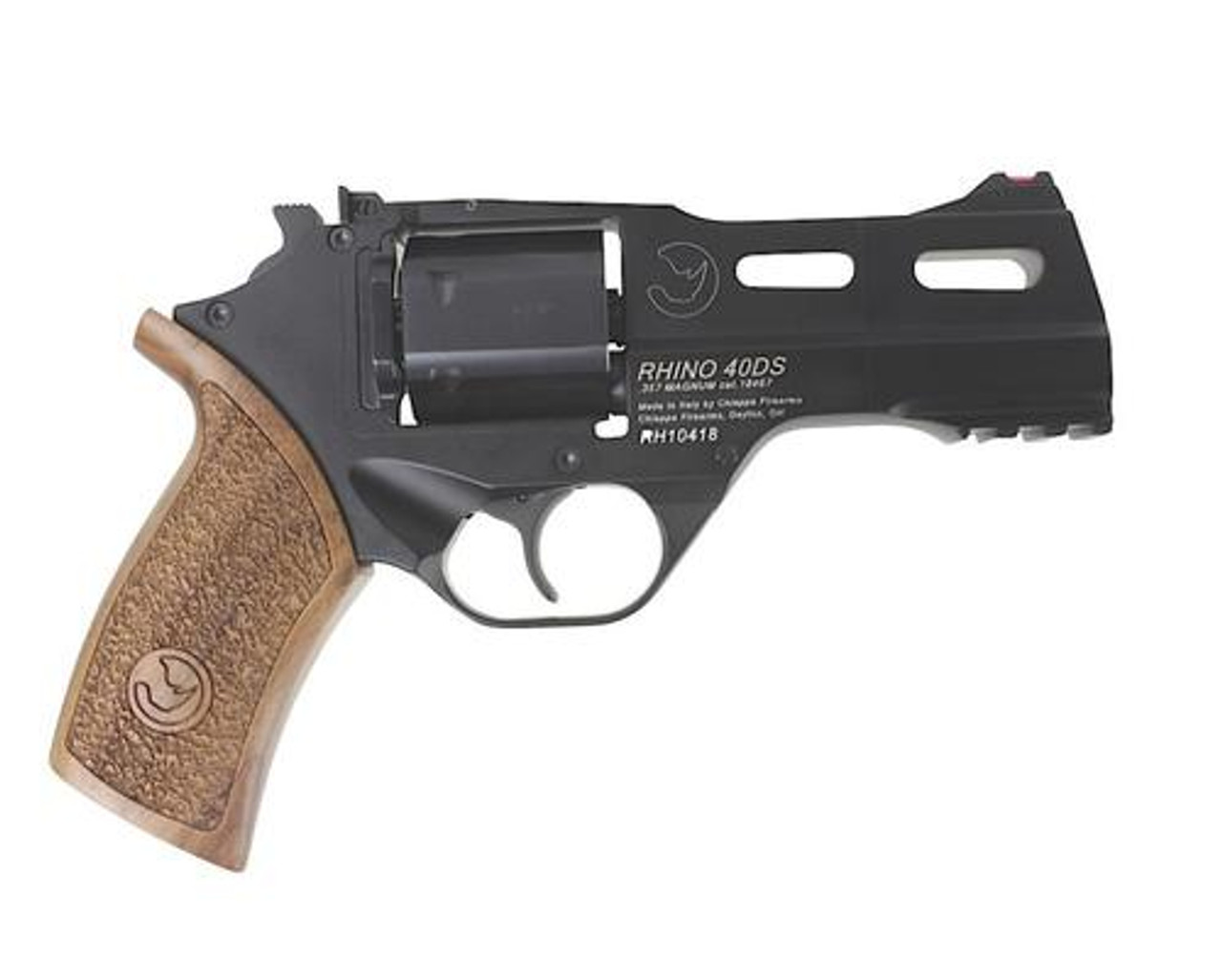 Chiappa Rhino 40DS 357 RemMag 4" 6rd Wood Grip Black Chiappa Rhino 40DS 357 RemMag 4" 6rd Wood Grip Black