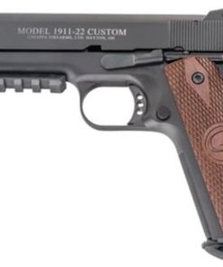 Chiappa 1911-22 Custom 22LR 5" Fixed Barrel Novak Style Rear Sight Fiber Optic Front Sight 10 Rd Mag