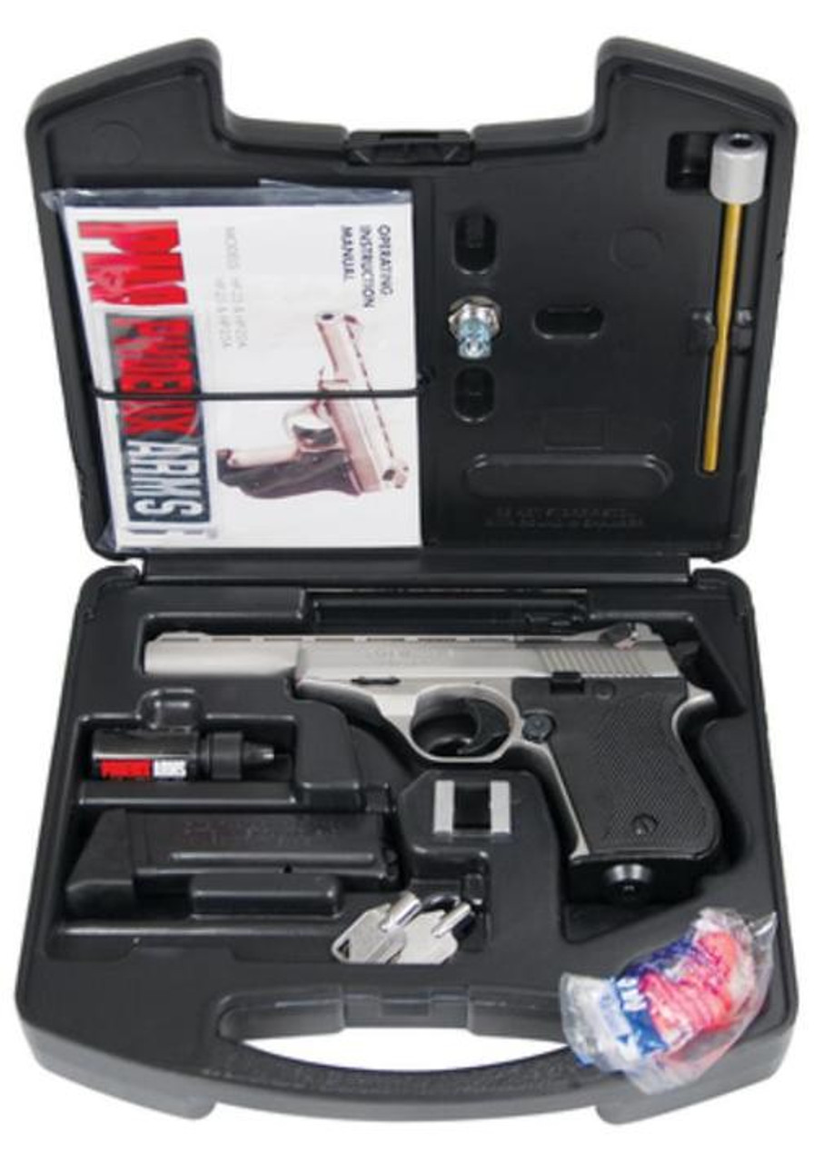 Phoenix Range Kit, Nickel Finish, 5" Barrel, 22LR Phoenix Range Kit, Nickel Finish, 5" Barrel, 22LR