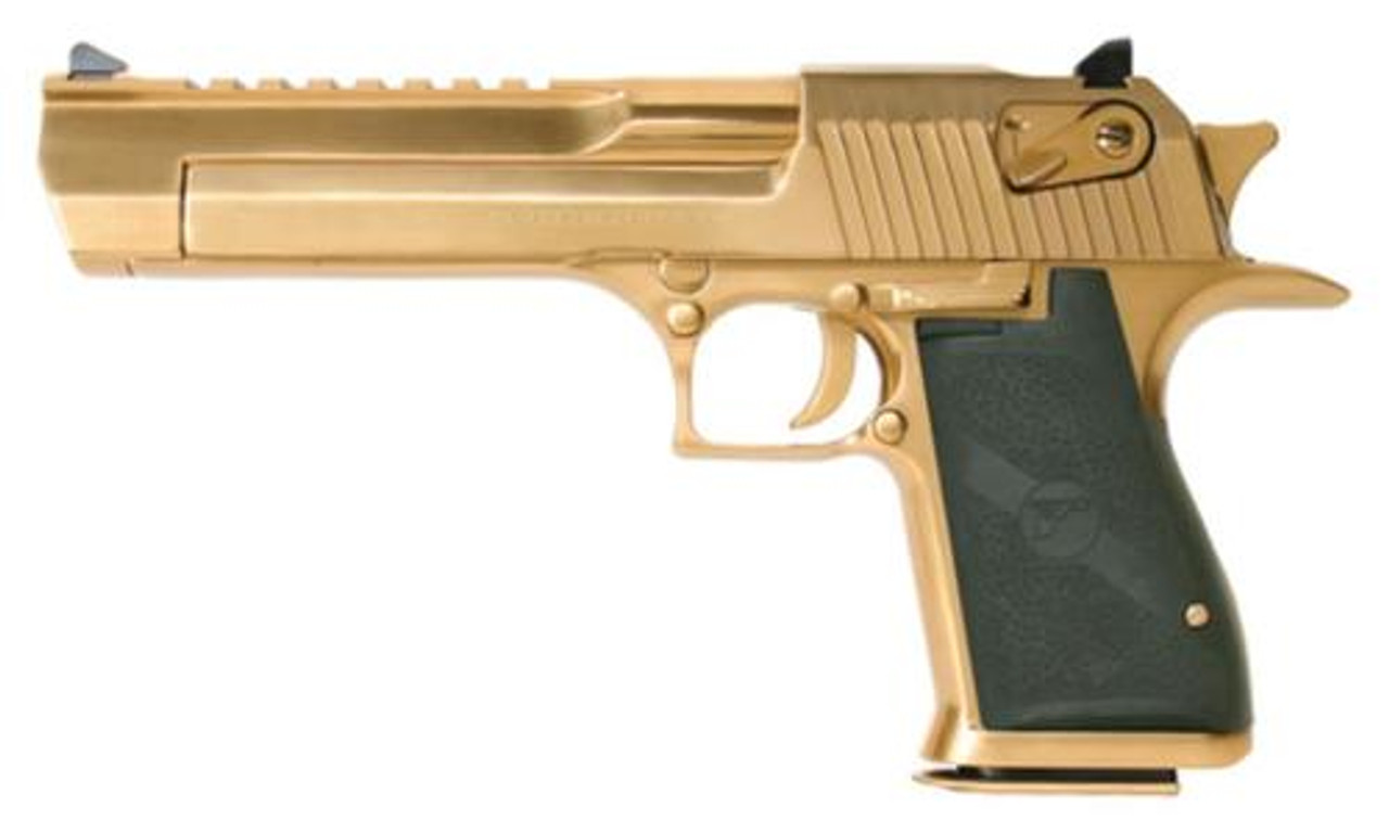 Magnum Research Desert Eagle Mark XIX 50AE 6" Barrel, Black Synthetic Titanium Gold, 7rd Magnum Research Desert Eagle Mark XIX 50AE 6" Barrel, Black Synthetic Titanium Gold, 7rd