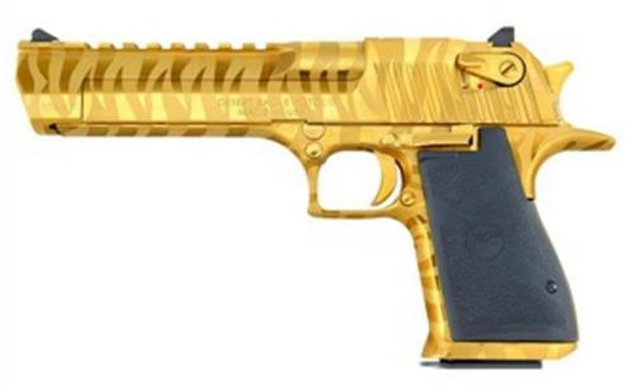 Magnum Research Desert Eagle .357 Mag, 6", 9rd, Gold Tiger Stripe Magnum Research Desert Eagle .357 Mag, 6", 9rd, Gold Tiger Stripe