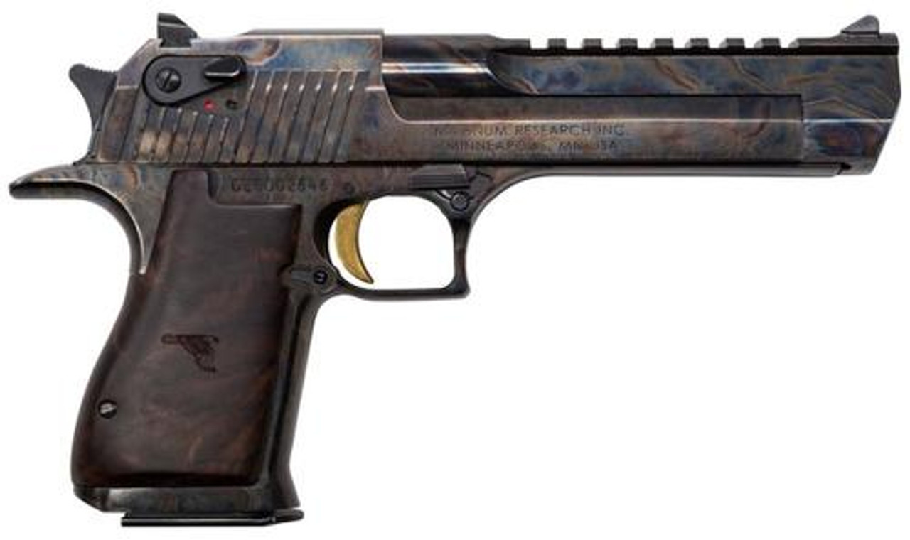 Desert Eagle Mark XIX Single 50 Action Express (AE) 6" Barrel Case Hardened Finish 7rd Mag Desert Eagle Mark XIX Single 50 Action Express (AE) 6" Barrel Case Hardened Finish 7rd Mag
