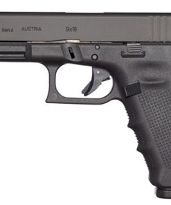 Glock, 17 Gen4, Striker Fired, Full Size, 9mm, 4.49" Barrel, Polymer Frame, Matte Finish, Fixed Sights, 10Rd, 3 Magazines