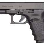 Glock 19 GEN4 Compact 9mm, 4" Barrel, Polymer, Matte, Fixed Sights, 10rd