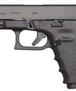 Glock 19 GEN4 Compact 9mm, 4" Barrel, Polymer, Matte, Fixed Sights, 10rd