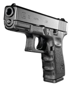 Glock 01 G32 Standard 357 Sig Sauer 4.02" Barrel, FS Poly Grip/Frame Black, 10rd