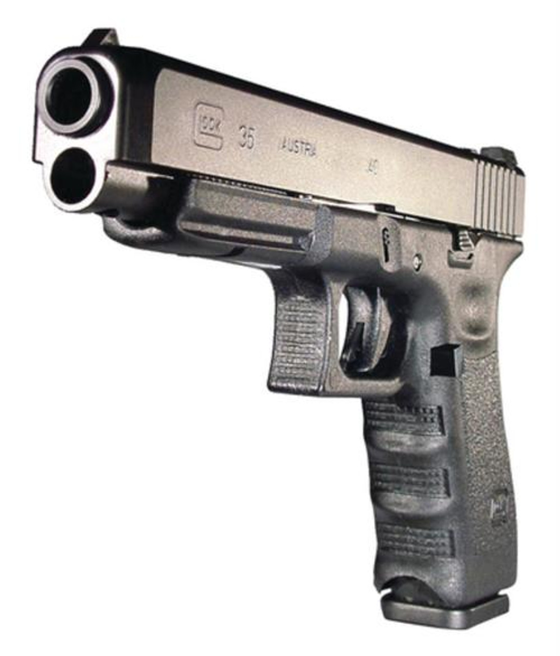 Glock G35 Standard 40 S&W 5.32" Barrel, Adjustable Sights Poly Grip/Frame Black, 10rd Glock G35 Standard 40 S&W 5.32" Barrel, Adjustable Sights Poly Grip/Frame Black, 10rd