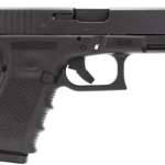 Glock, 19 Gen4, Striker Fired, Compact, 9mm, 4.02" Barrel, Polymer Frame, Matte Finish, Fixed Sights, 15Rd, 3 Magazines