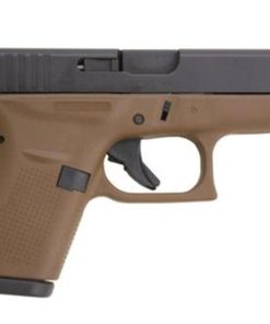 Glock G42 .380 ACP, 3.25" Barrel,Flat Dark Earth Frame, 6rd