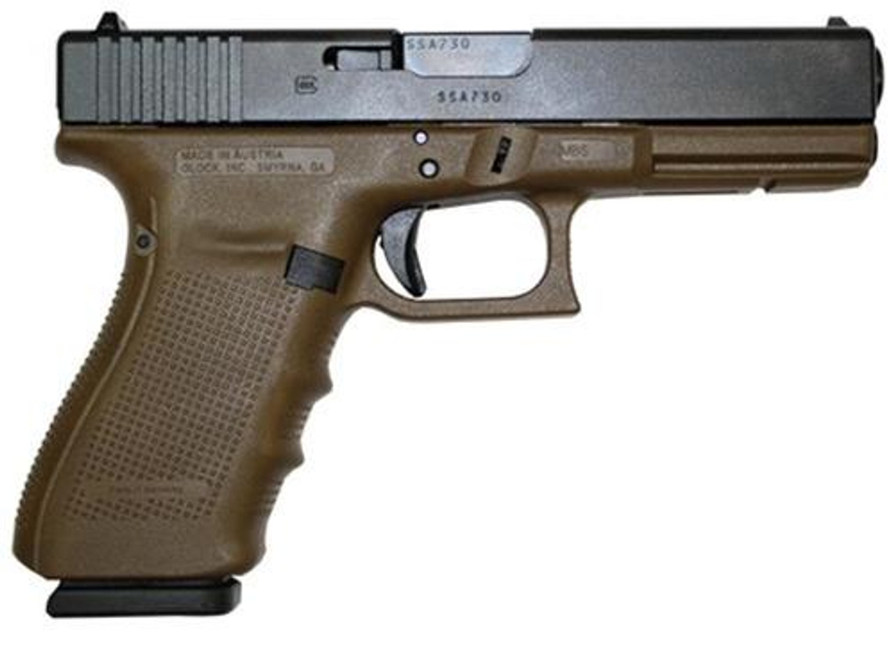 Glock 20 Gen4, 10mm, 4.6",, , Flat Dark Earth Frame, FS , 10 rd Glock 20 Gen4, 10mm, 4.6",, , Flat Dark Earth Frame, FS , 10 rd