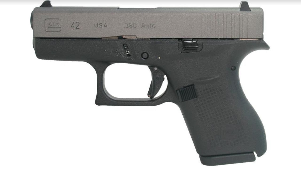 Glock G42 Desert Sand Cerakote Finish, .380 ACP, 6 rd Glock G42 Desert Sand Cerakote Finish, .380 ACP, 6 rd