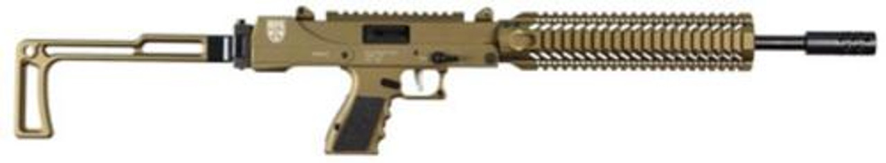 Masterpiece Arms Defender Carbine, 9mm, 16.2",, , Folding Stock, Burnt Bronze, 17 rd Masterpiece Arms Defender Carbine, 9mm, 16.2",, , Folding Stock, Burnt Bronze, 17 rd