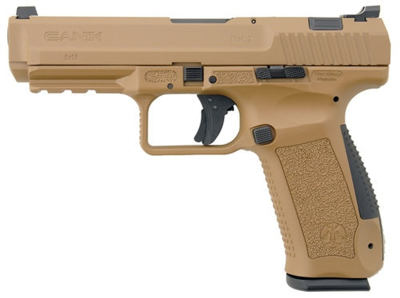 Canik TP9SA Mod.2 9mm, 4.46" Barrel, Desert Tan, 18rd Mag Canik TP9SA Mod.2 9mm, 4.46" Barrel, Desert Tan, 18rd Mag