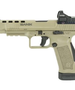 Canik TP9SFx 9mm, 5.2" Barrel, Flat Dark Earth, 2- 20rd Mags, Vortex Red Dot