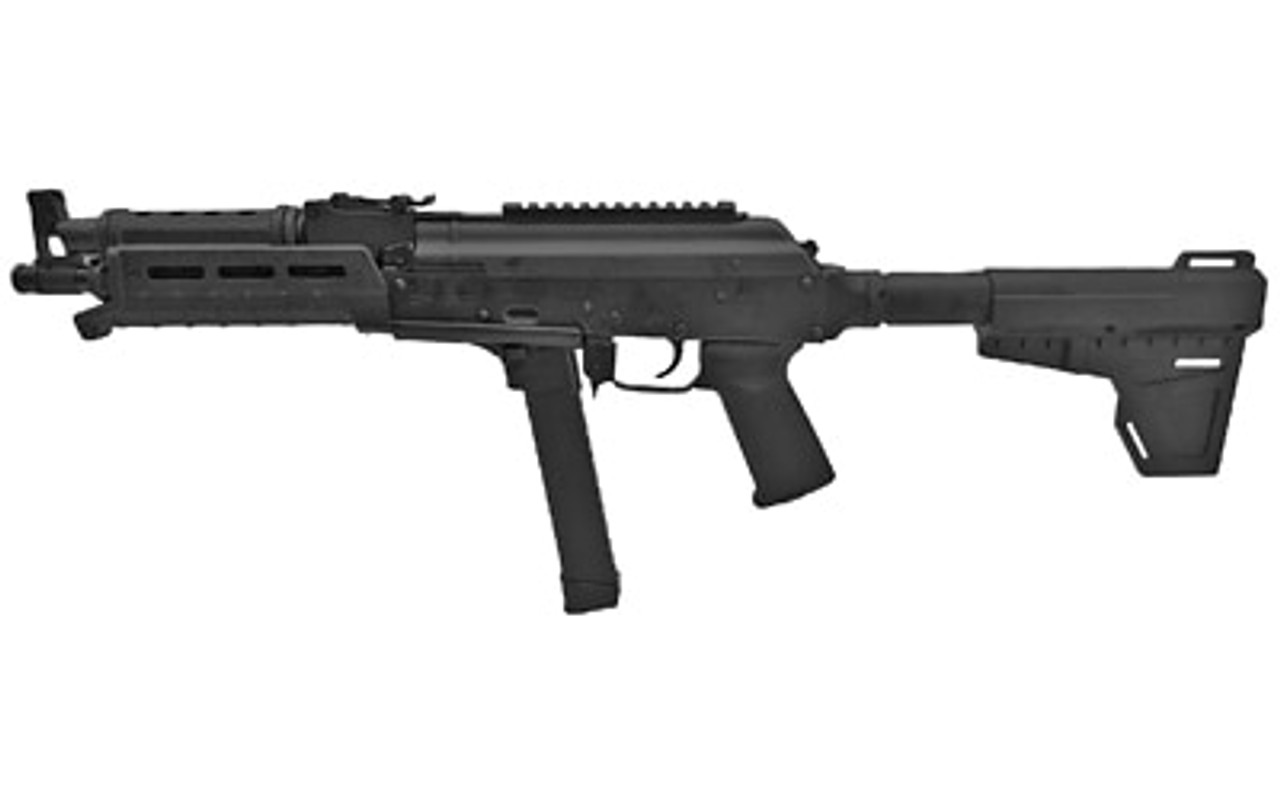 Century Draco NAK 9X AK Pistol 9mm, 11" Barrel, Shockwave Blade Brace, Magpul MOE Forend, 33rd Mag Century Draco NAK 9X AK Pistol 9mm, 11" Barrel, Shockwave Blade Brace, Magpul MOE Forend, 33rd Mag